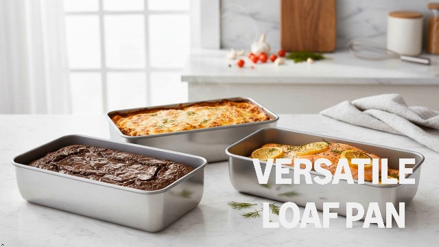 Amazon.com: E-far Loaf Pan for Baking Bread, 9 x 5 Inch Stainless